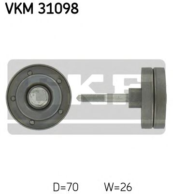 VKM 31098 SKF Ролик модуля натягувача ременя1